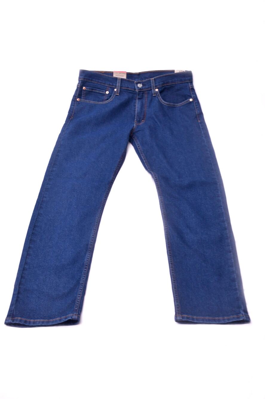 Levi's 502 Taper Men's Jeans 34x32 Dark Blue Stretch Denim NWT
